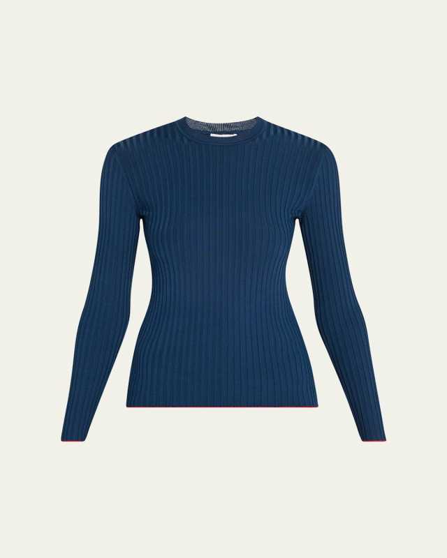 Lightweight Viscose Rib Sweat